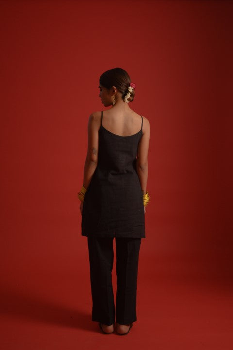 Black Spaghettied Co-Ord Set