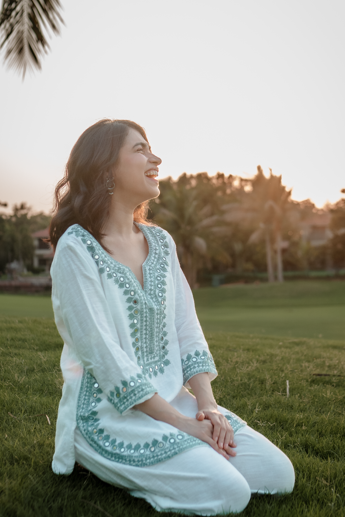 Aari & Mirror Work Co-Ord Set