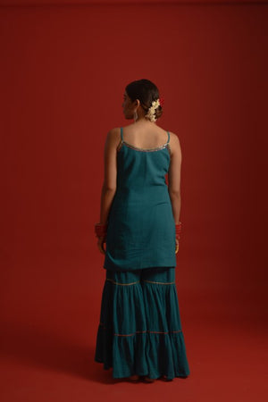 Organic cotton sharara-kurta