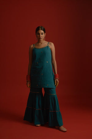 Organic cotton sharara-kurta