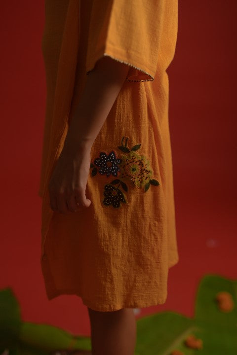 organic inner dress with jacket