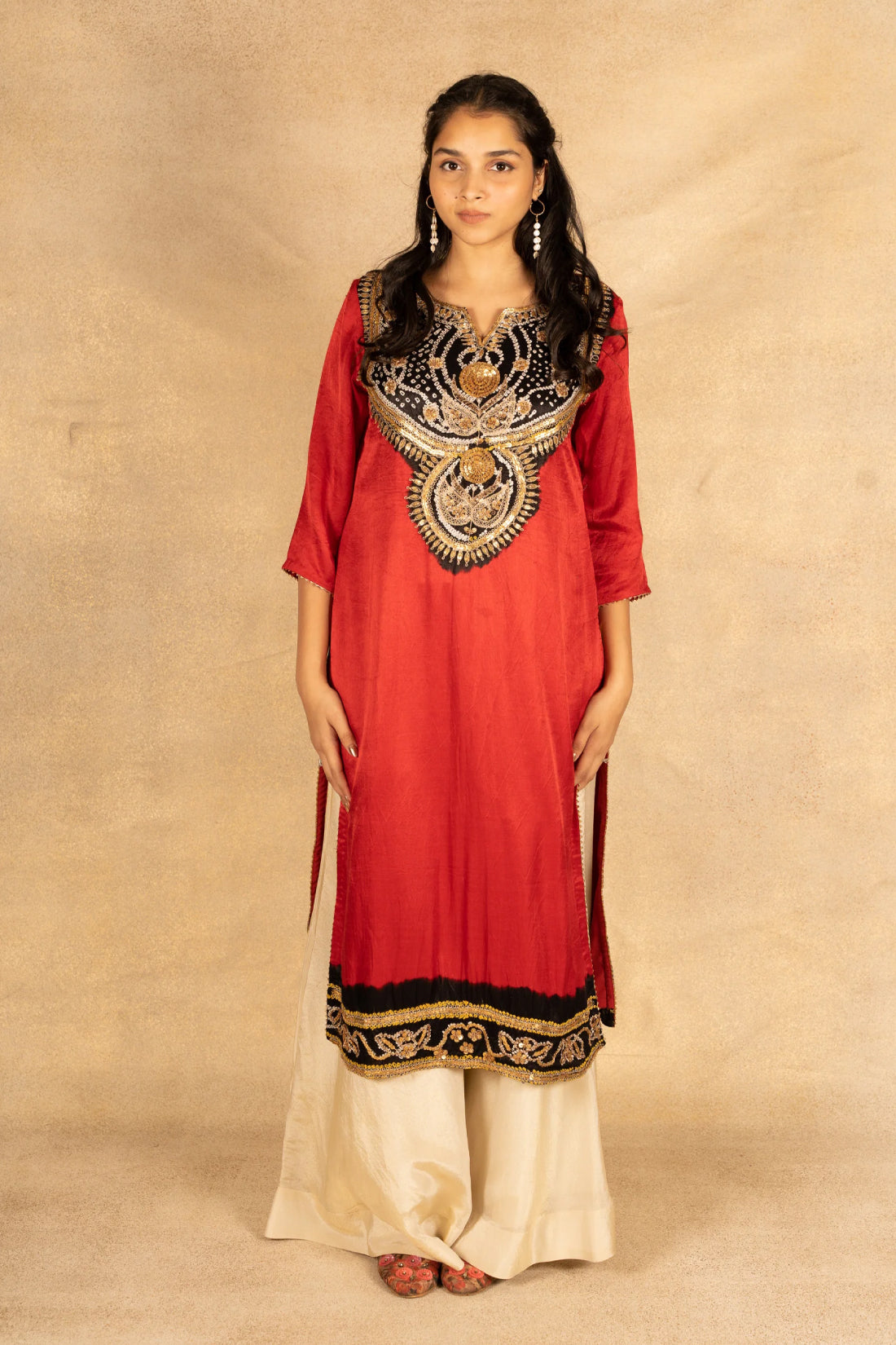 Red abha dress