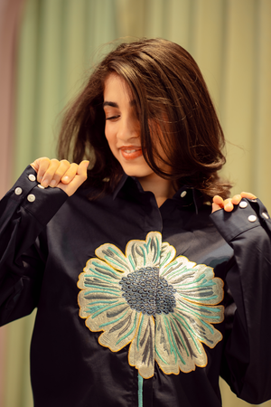 Sunflower Embroidered Co-ord set