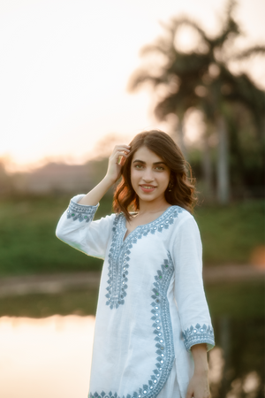 Aari & Mirror Work Co-Ord Set