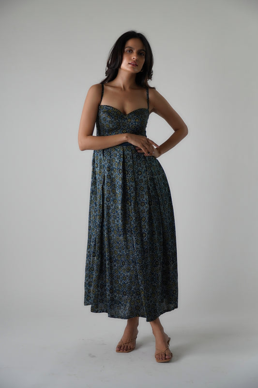 Dream corset turquoise dress