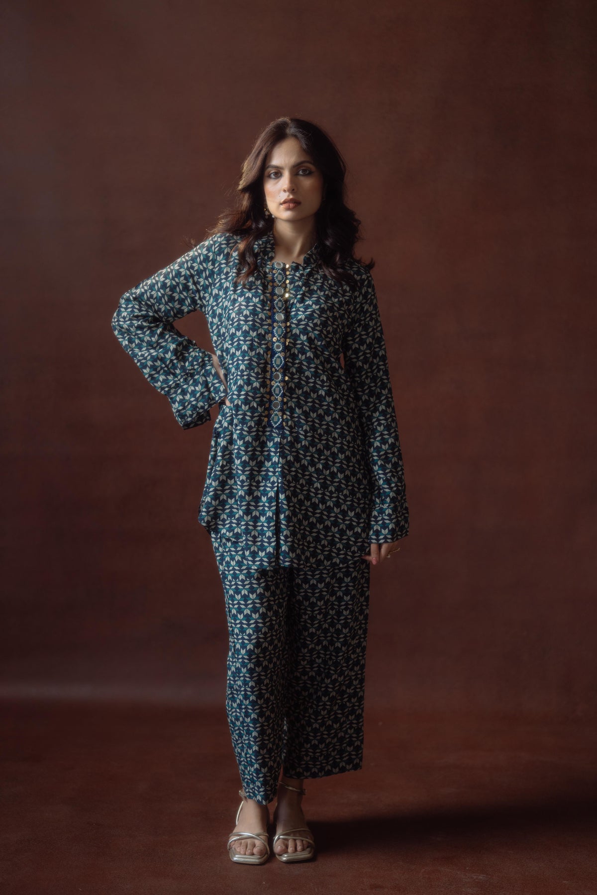 Geometric Print Co-Ord Set