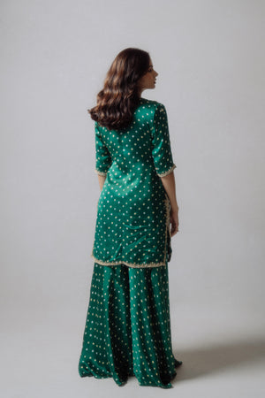 Bandhani Short Top & Palazzo