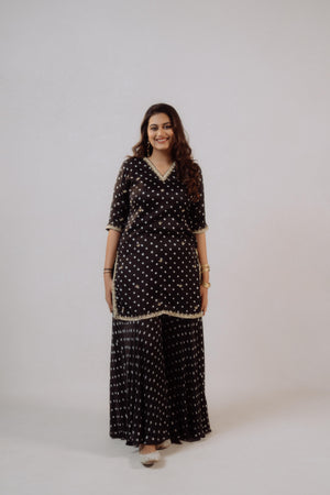 Bandhani Short Top & Palazzo