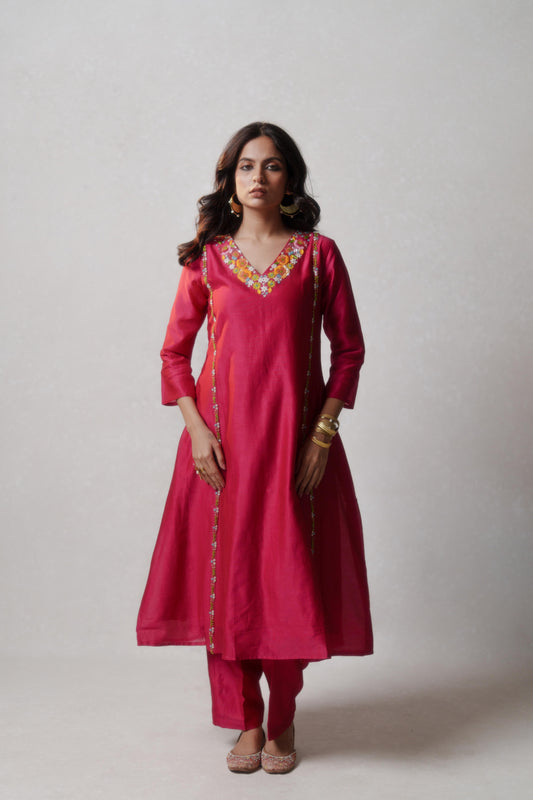 Rani Chanderi Suit