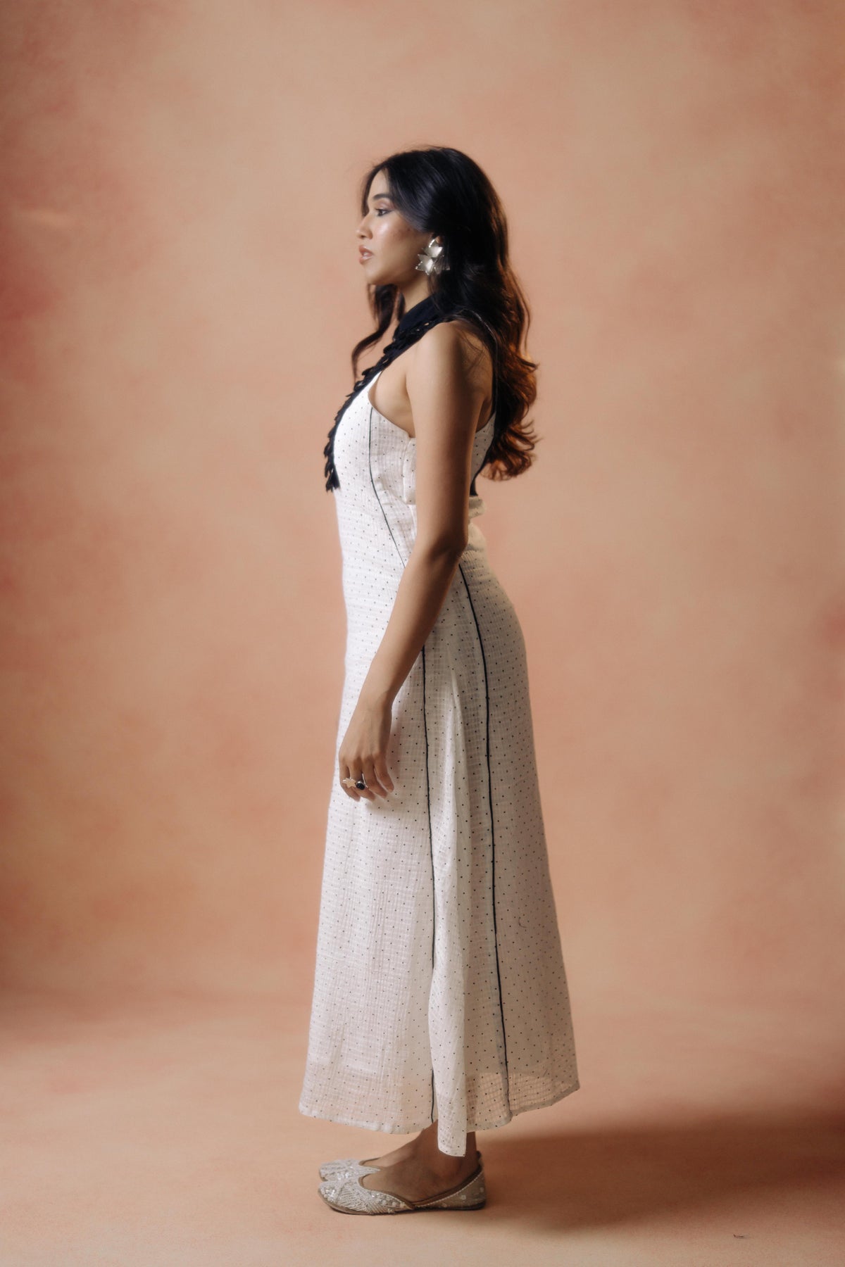 White Polka Dot Dress