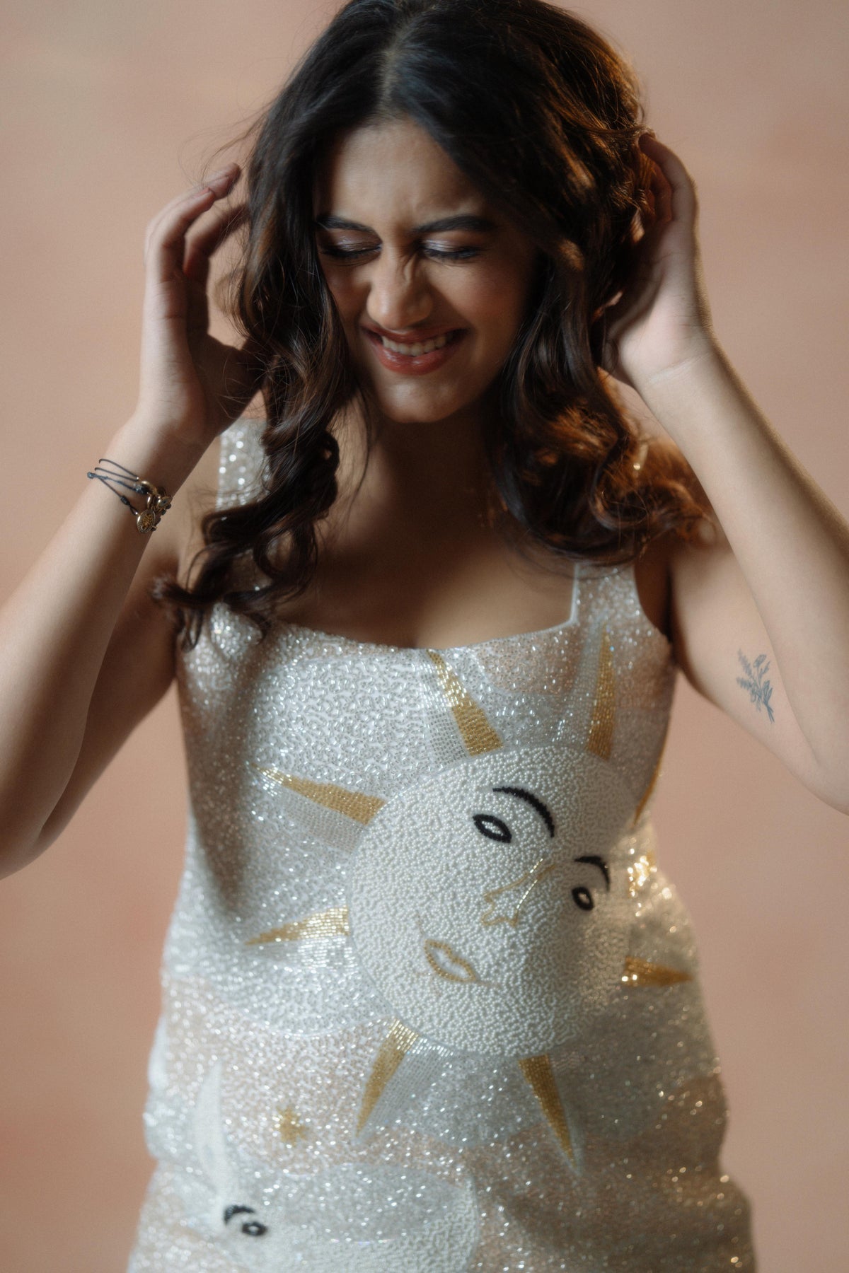 White Short Sleeveless Dress