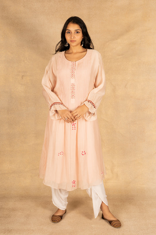 Peach kurti