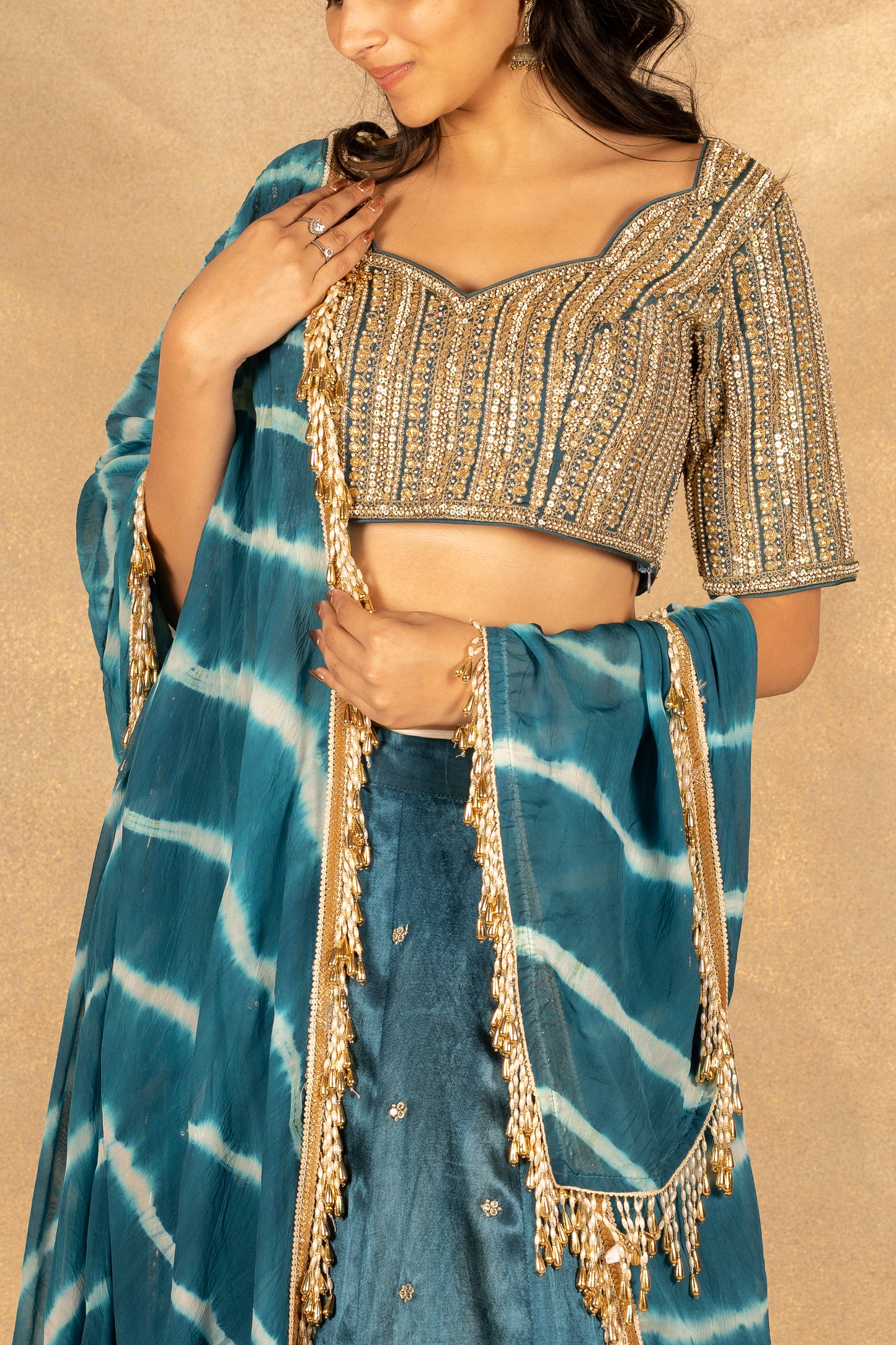 Gazi Silk Lehenga Set