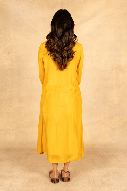 Mustard badla work suit