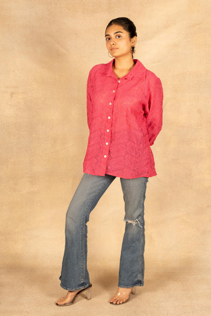 Pink Lakhnavi Shirt