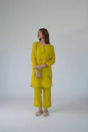 Hand embroidered co-ord
