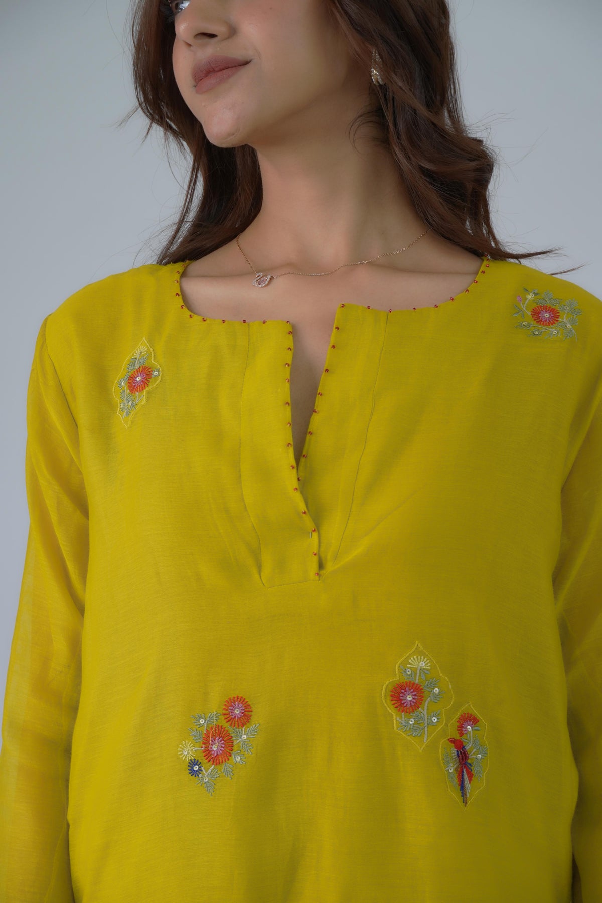 Hand embroidered co-ord