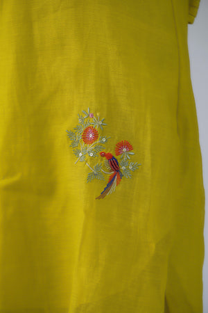 Hand embroidered co-ord