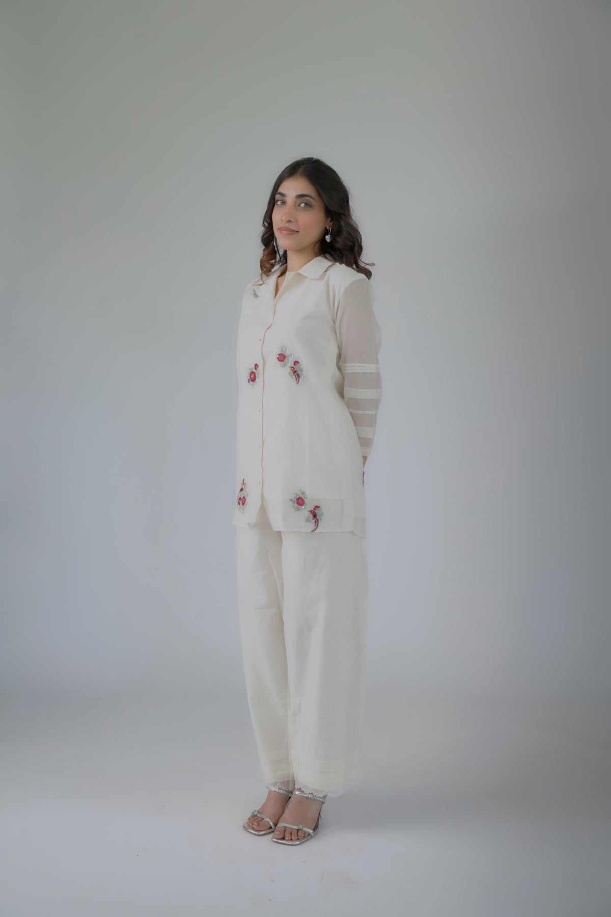 Hand embroidered co-ord