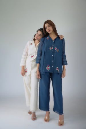 Hand embroidered co-ord