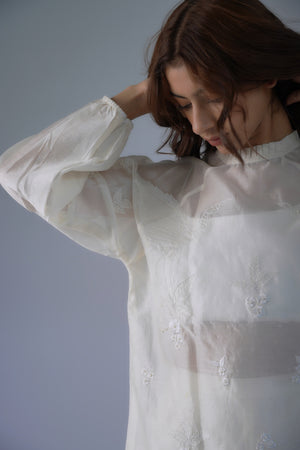 Off-white bird embroidery co-ord
