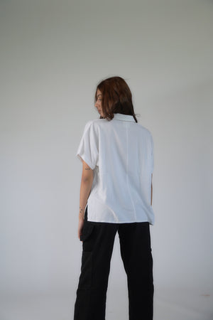 White crochet shirt