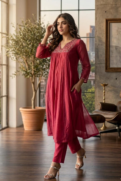 Zardosi Kurta Set