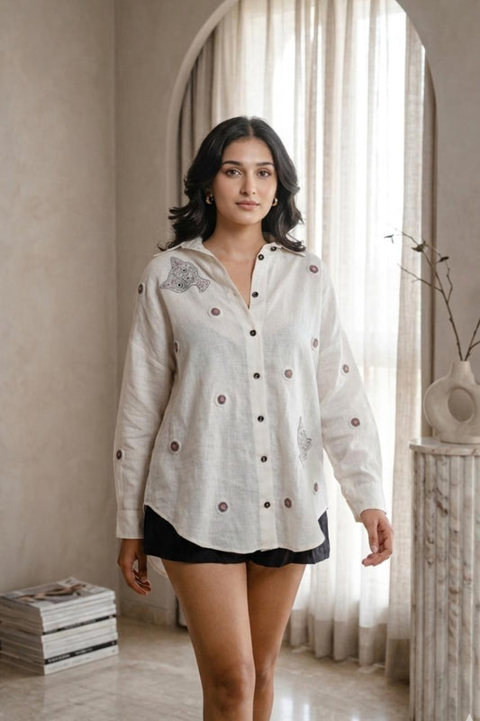 Cat Patch Shirt