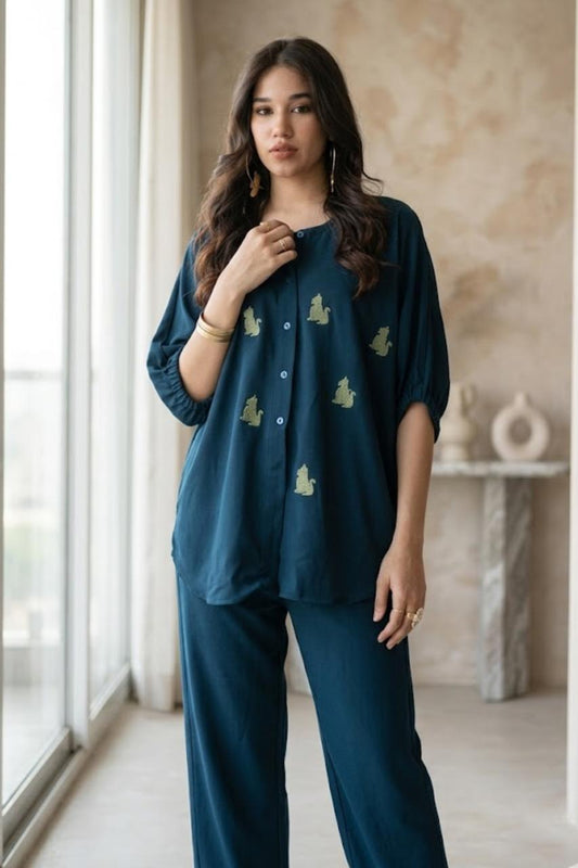 Cat Patch Co-Ord Set