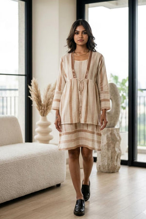 Kala Cotton Dress With Jacket