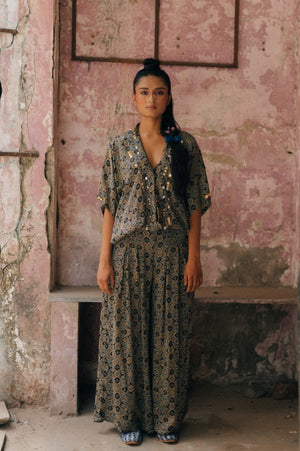 Ajrakh Co-ord set